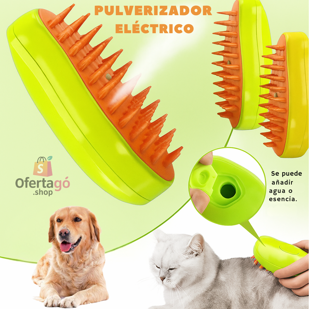 Cepillo de Vapor Multifuncional para Mascotas