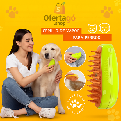 Cepillo de Vapor Multifuncional para Mascotas