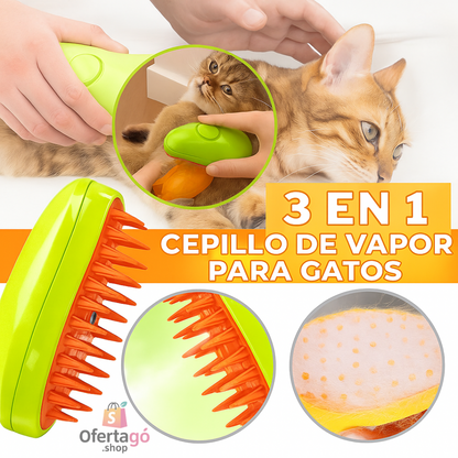 Cepillo de Vapor Multifuncional para Mascotas