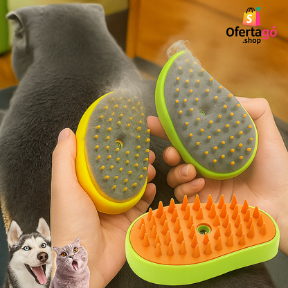 Cepillo de Vapor Multifuncional para Mascotas